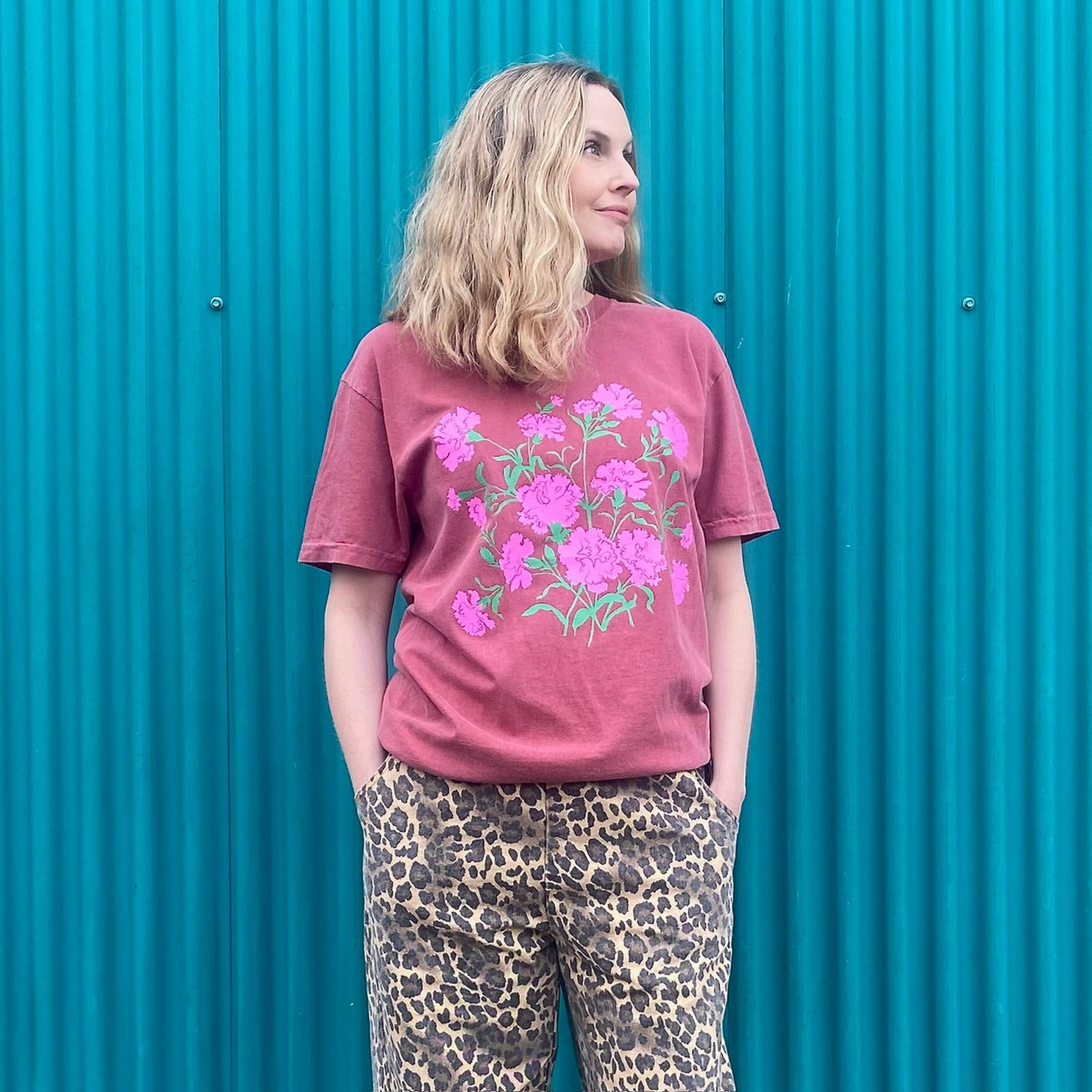 Carnations Unisex T-Shirt   - Out of the Blue