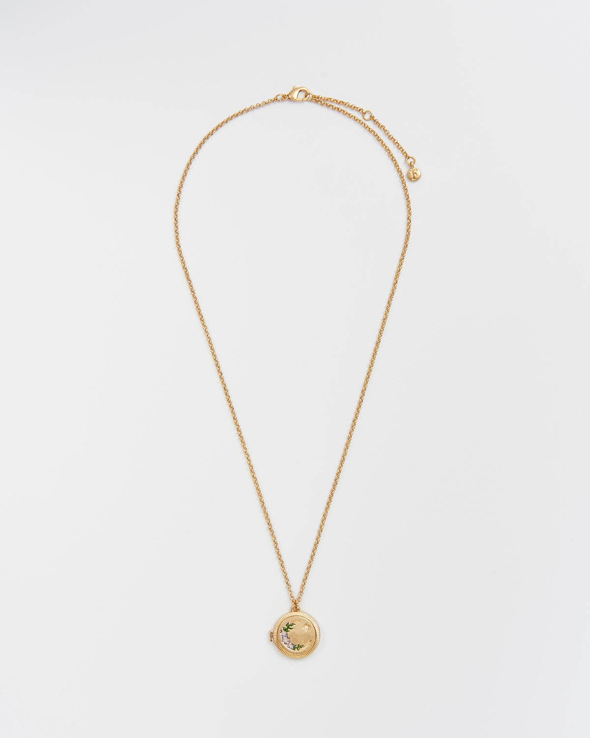 Nightshade Moon Gold Locket