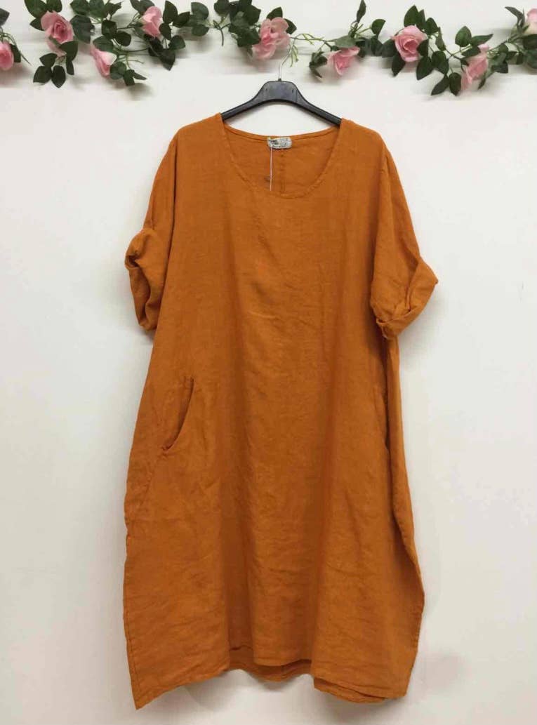 Maya Linen Dress