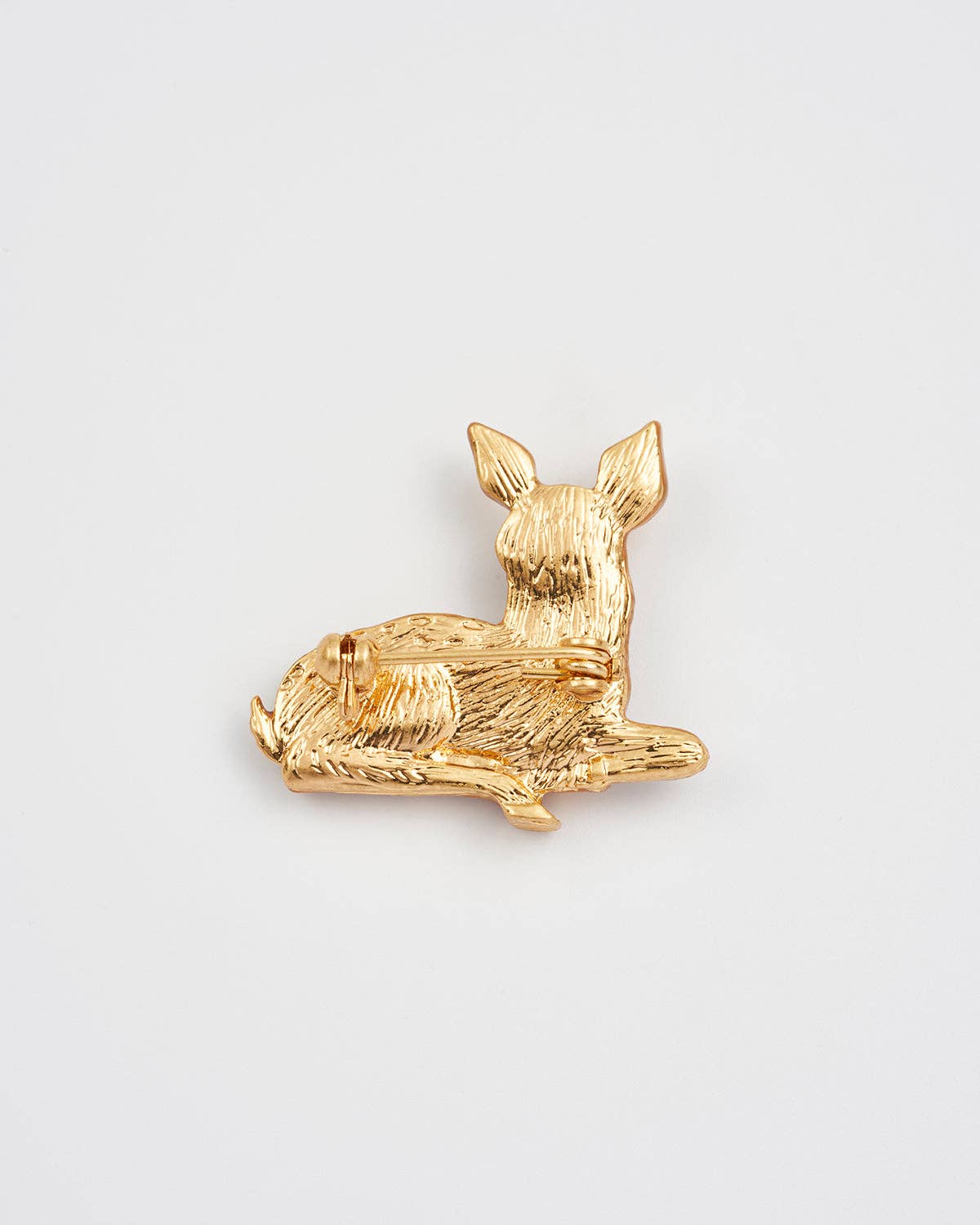 Resting Fawn Enamel Brooch - Out of the Blue