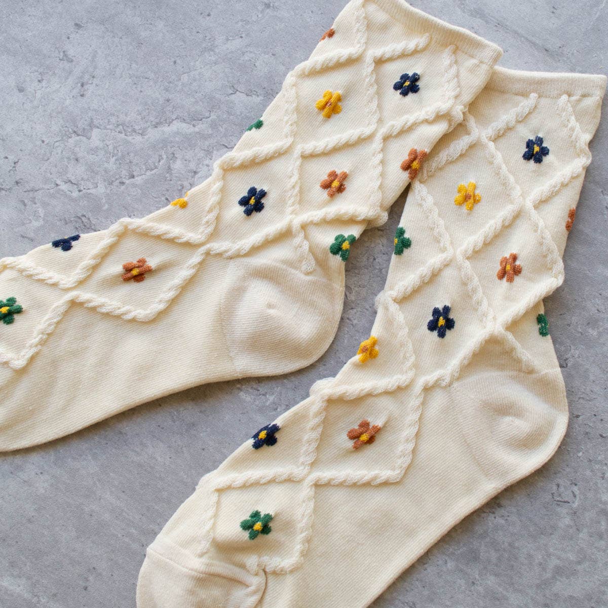 Ann Cottage Floral Socks