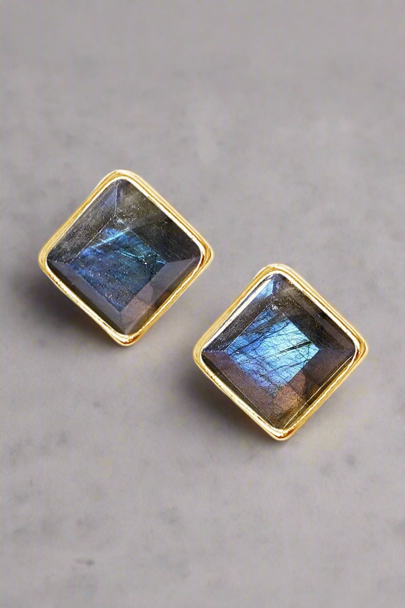 Labradorite Rachel Post Earrings