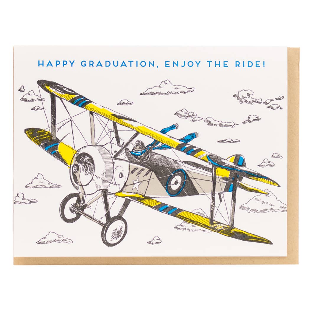 Graduation - Flying Sparrow Card - Out of the Blue