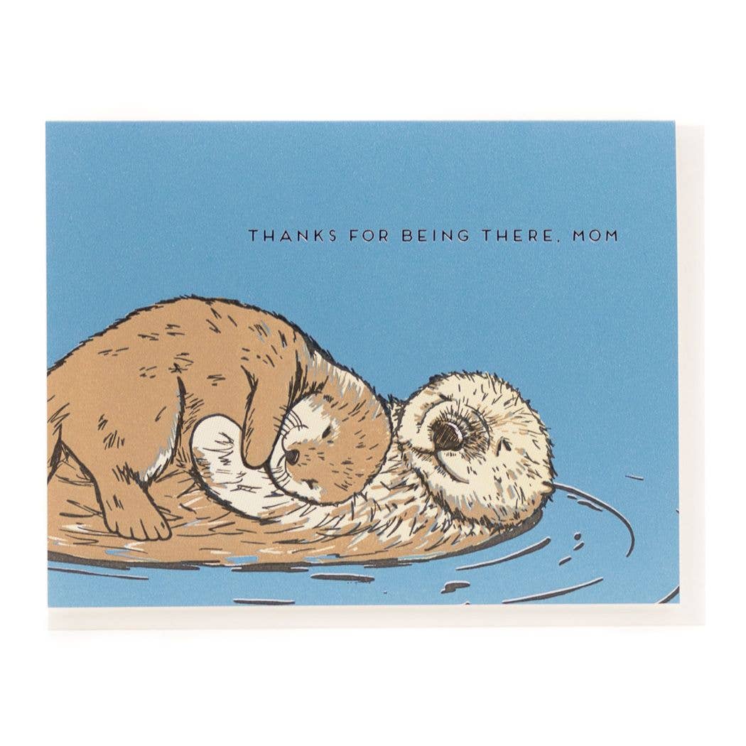 Mom Otter Card - Out of the Blue