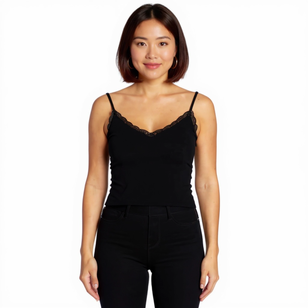 Bamboo Lace Trim Tank