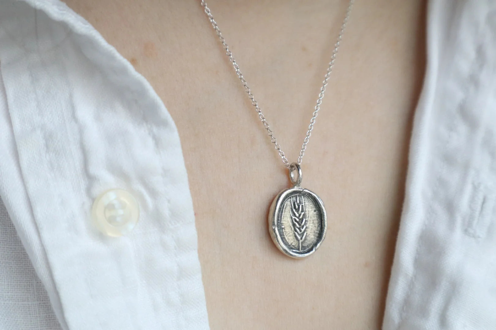 Mini Wheat Talisman - Out of the Blue