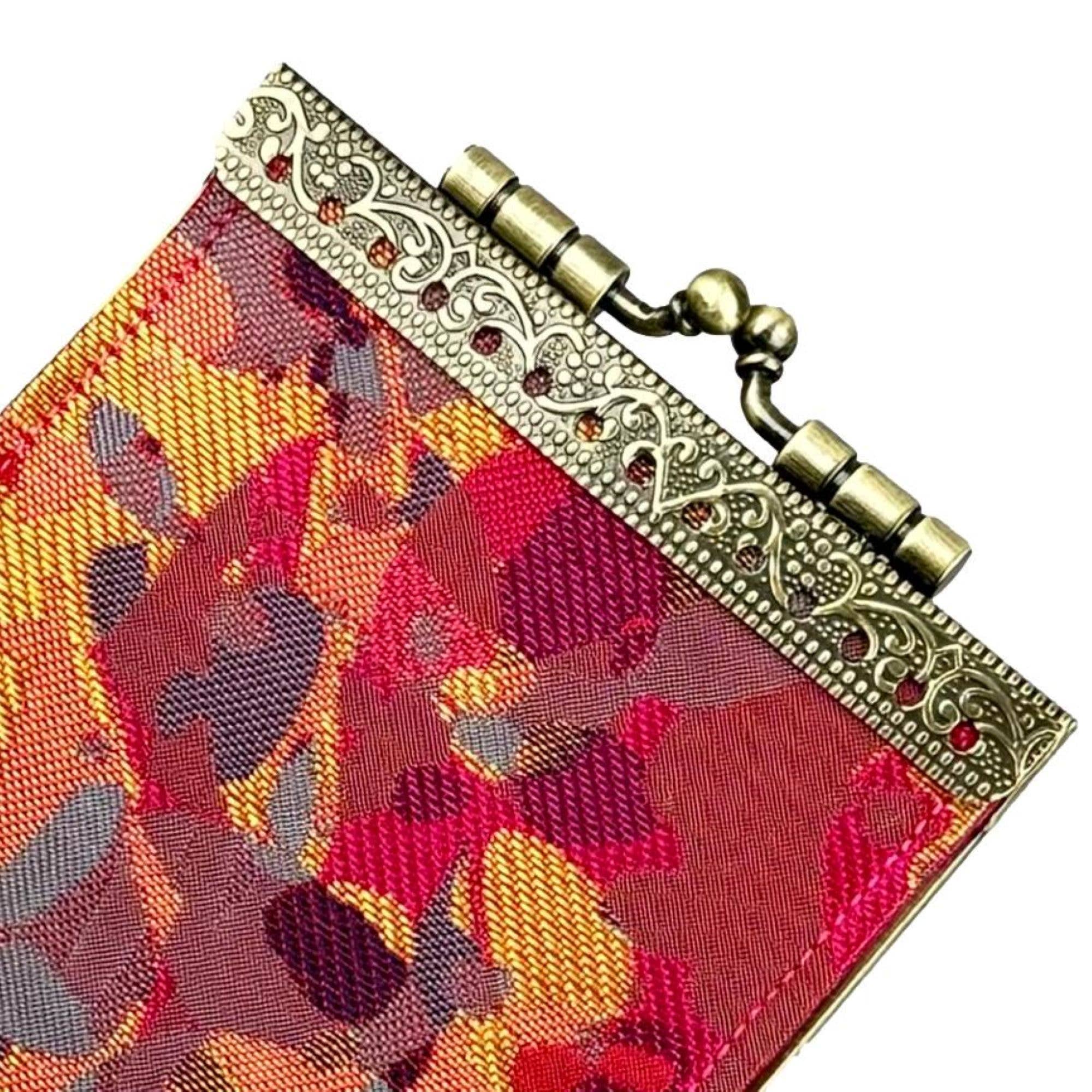 Brocade Abstract Pattern Card Holder with RFID