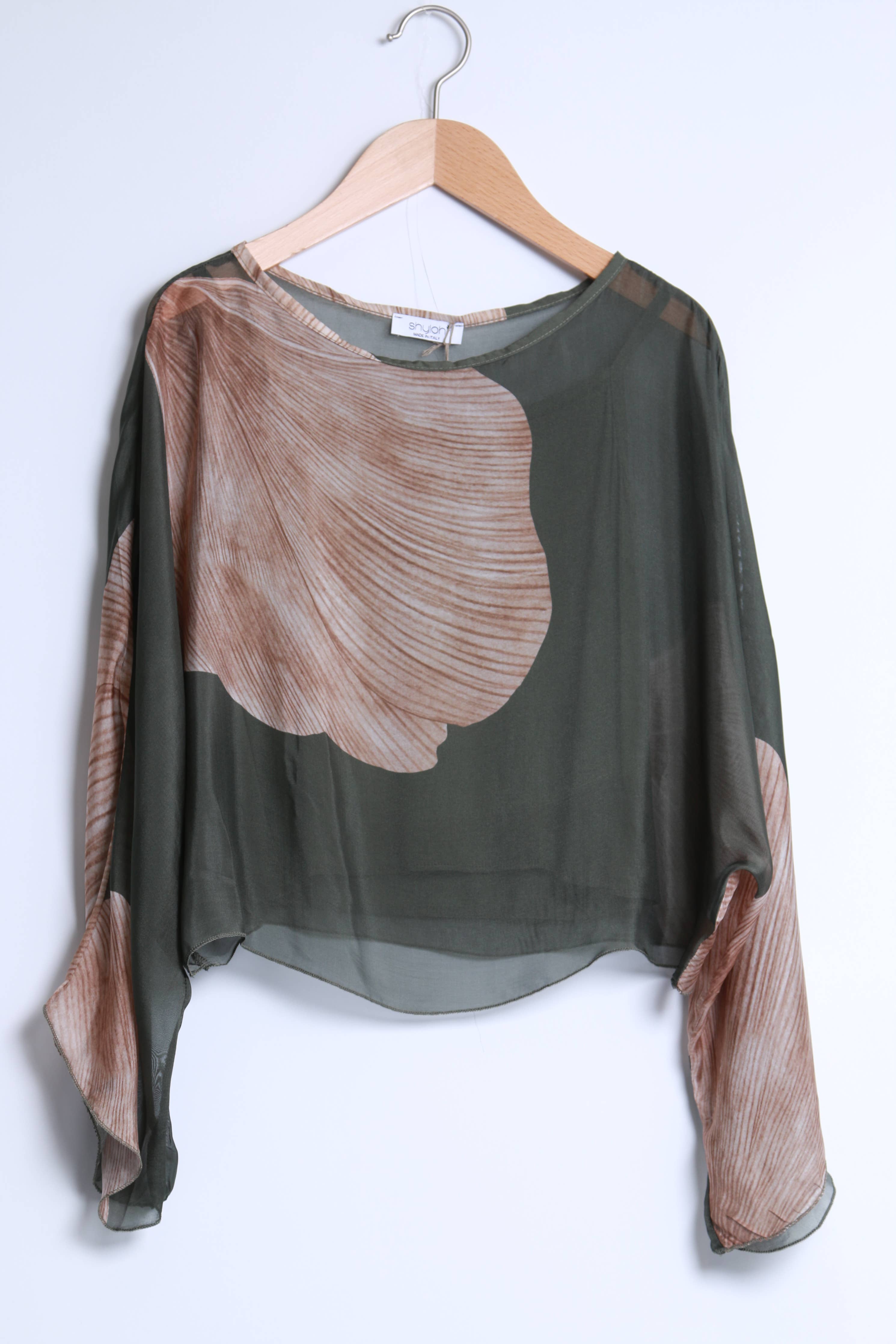 Botanical Silk Blouse