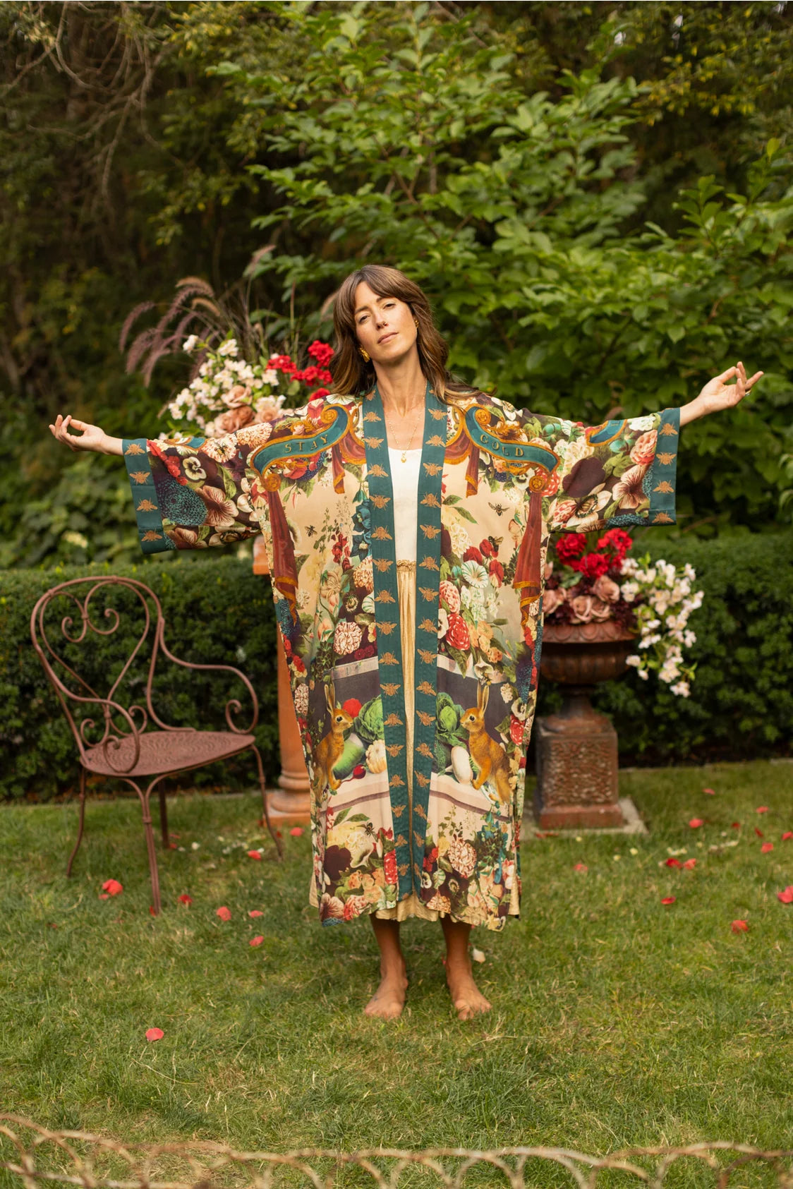 Stay Gold Opera Coat - Out of the Blue