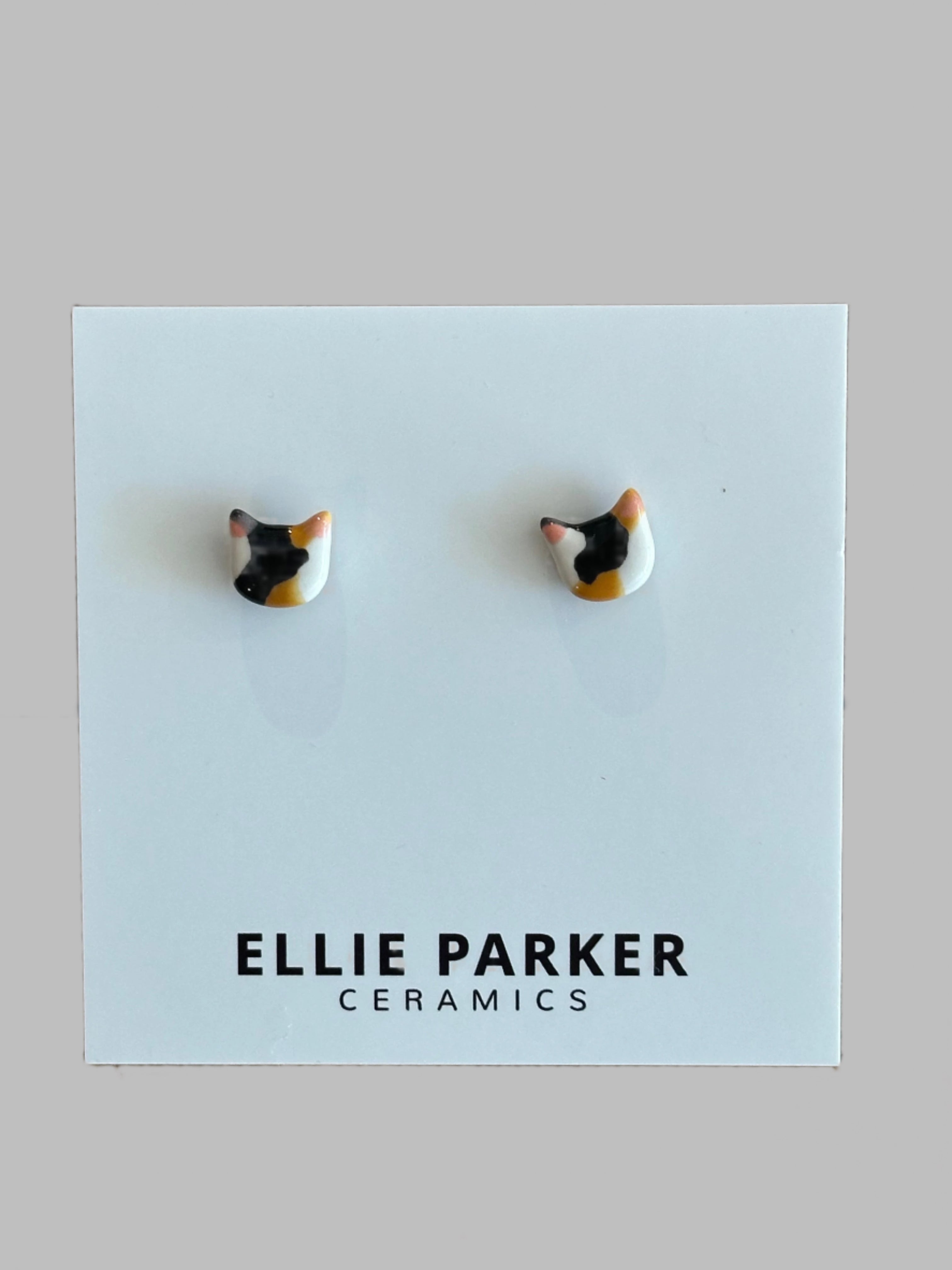 Ceramic Cat Earrings