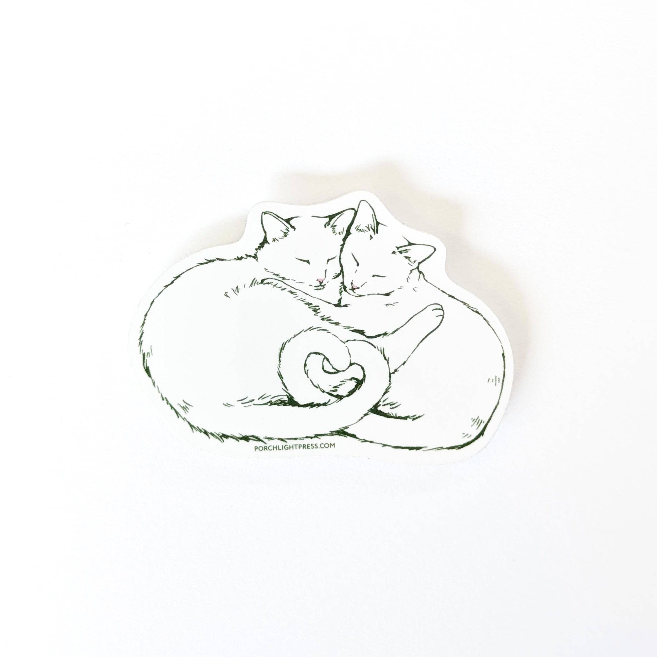 Sticker: Love You Cats - Out of the Blue