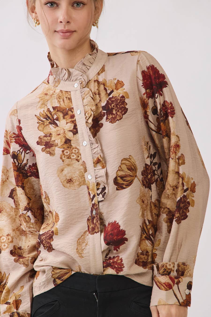 Flora Ruffle Blouse