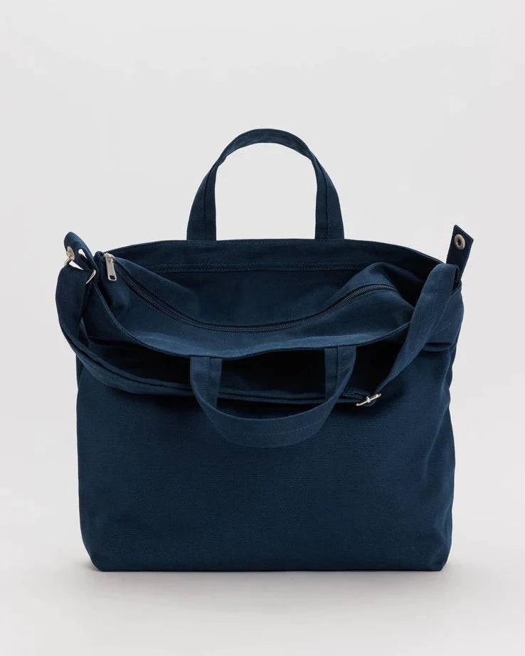 Horizontal Canvas Tote - Out of the Blue
