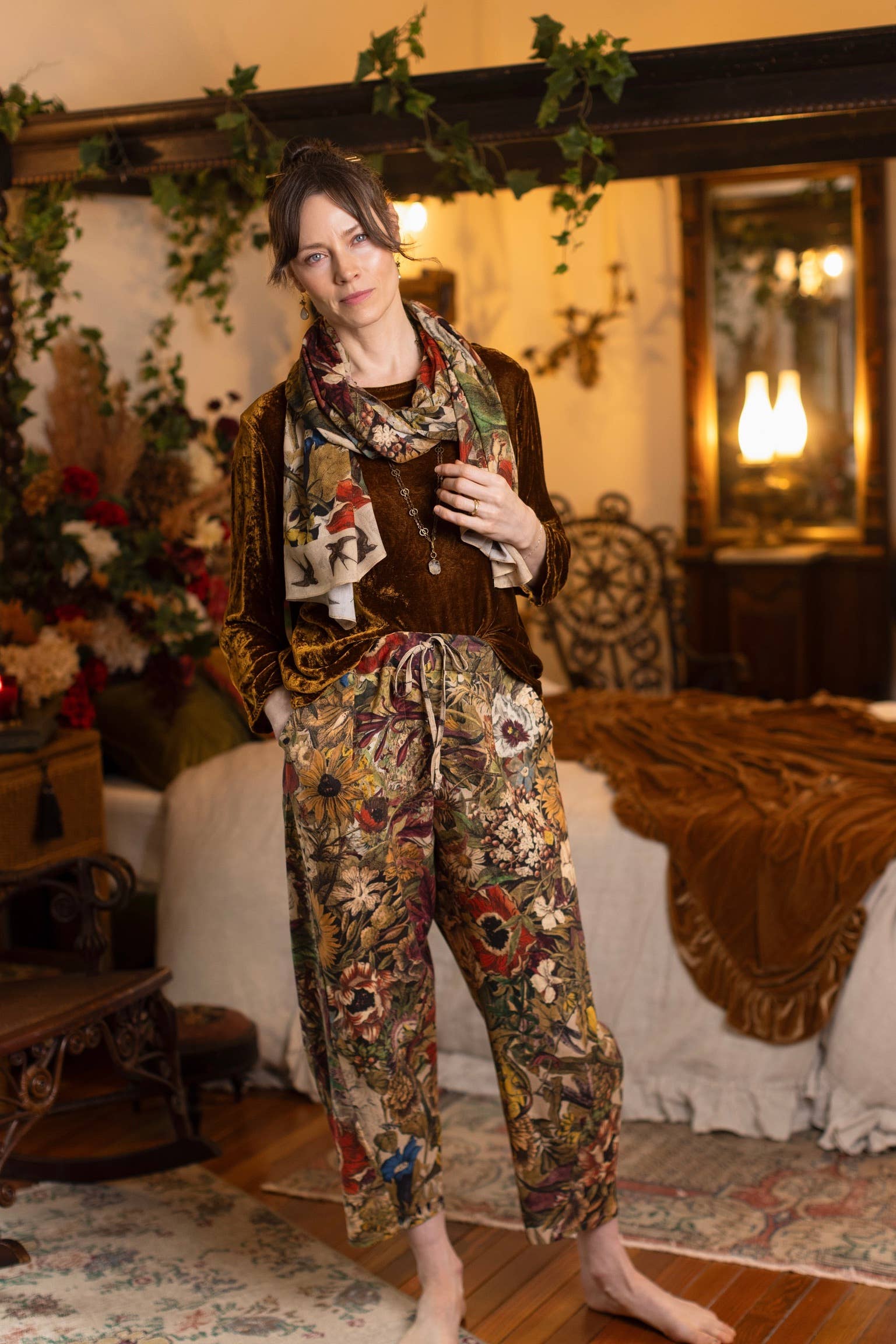 Golden Hour Linen Artist Pant
