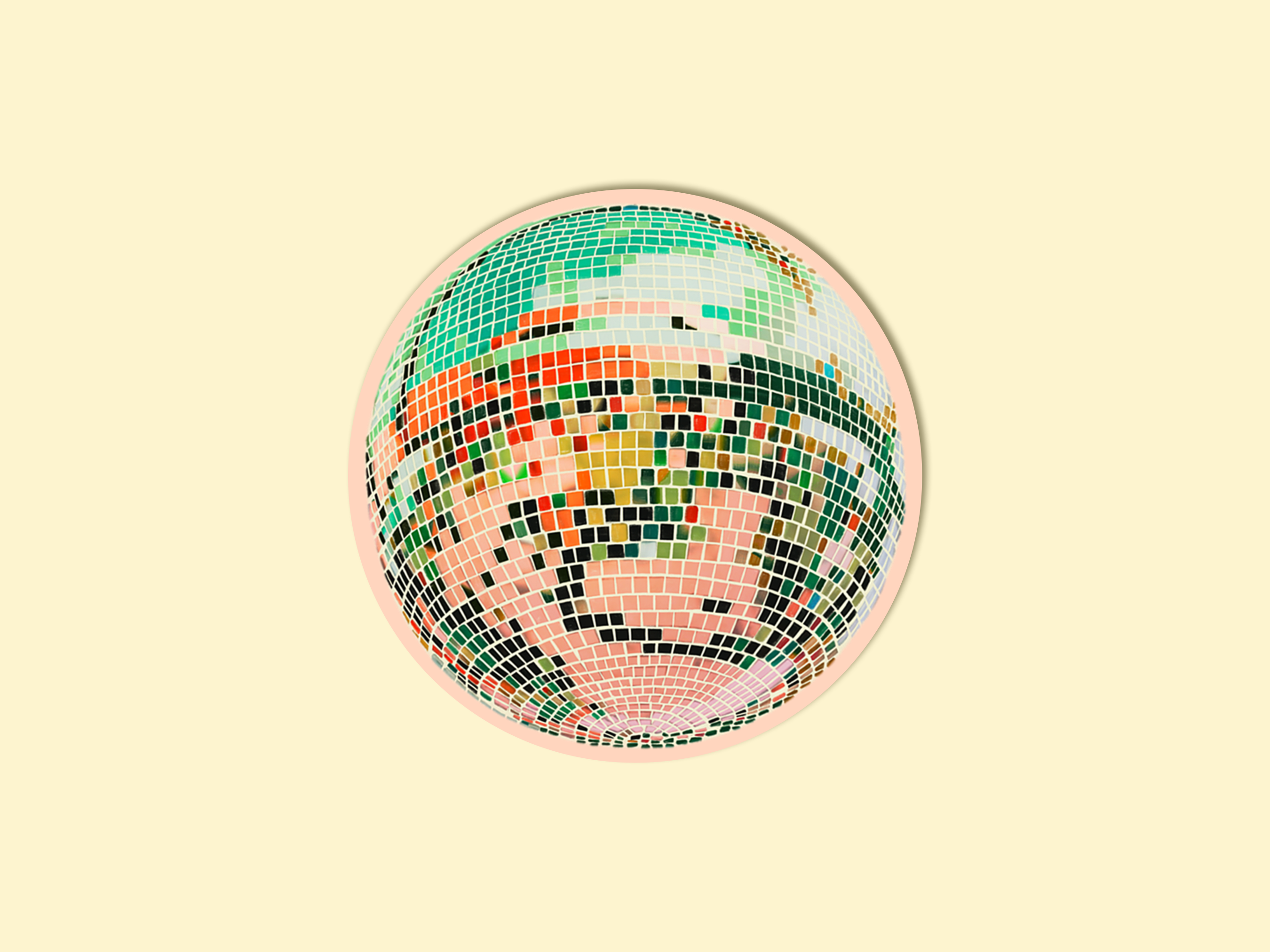 Disco Mirrorball Sticker - Out of the Blue