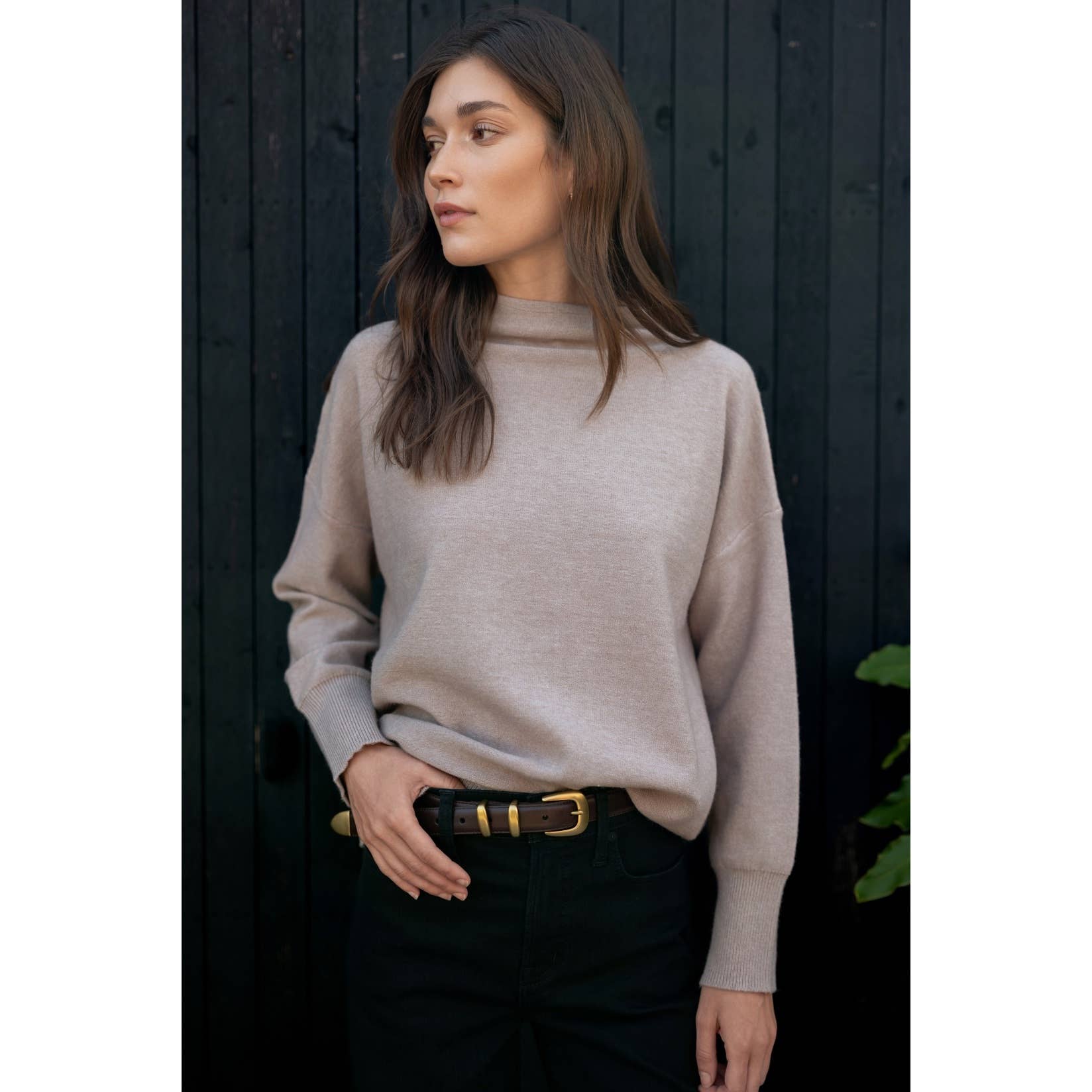 MOCK NECK SWEATER - Out of the Blue