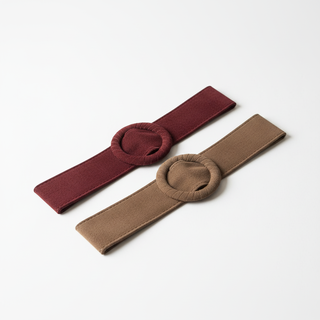 Suede Buckle Belt