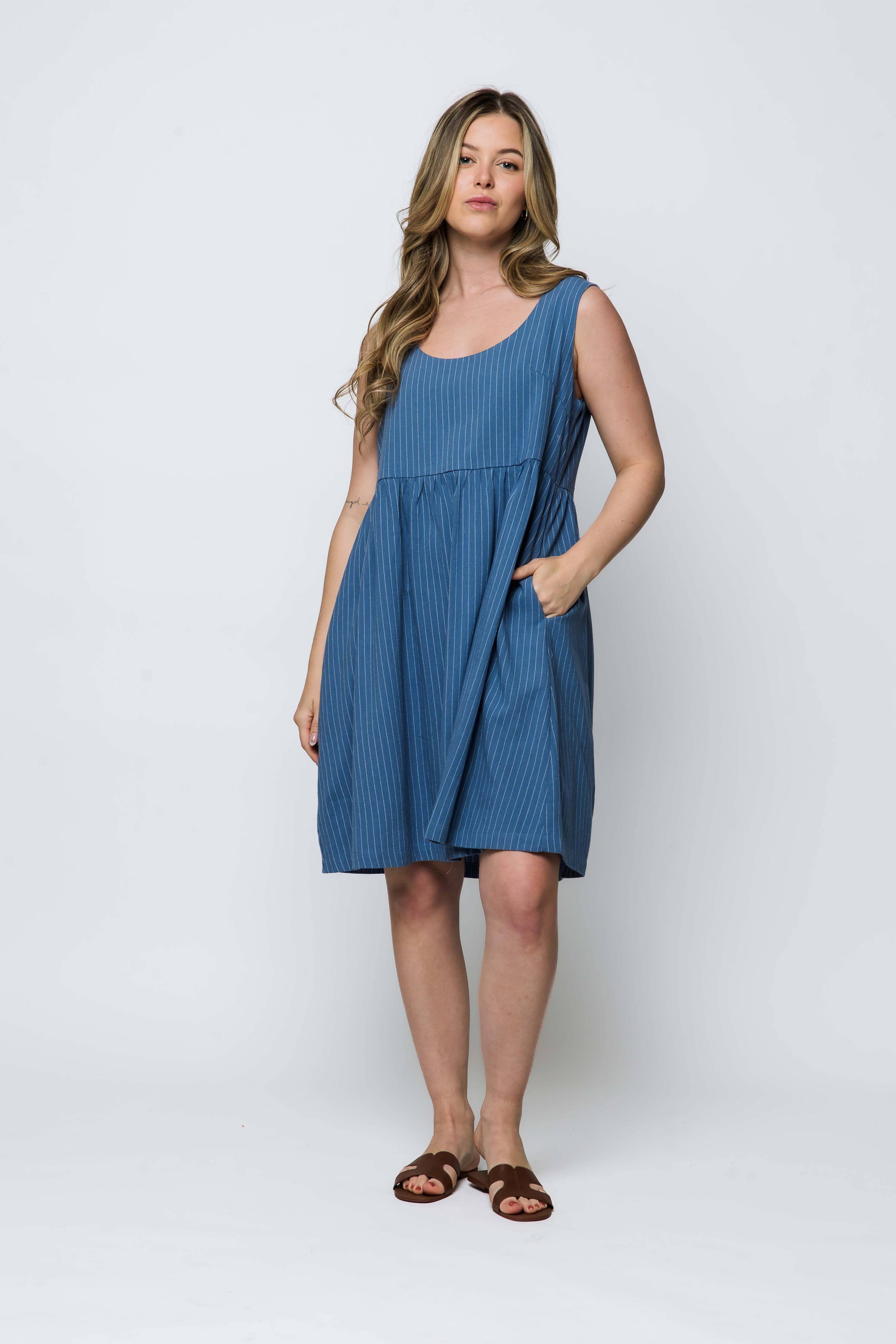 Sunny-Tank Dress - Out of the Blue