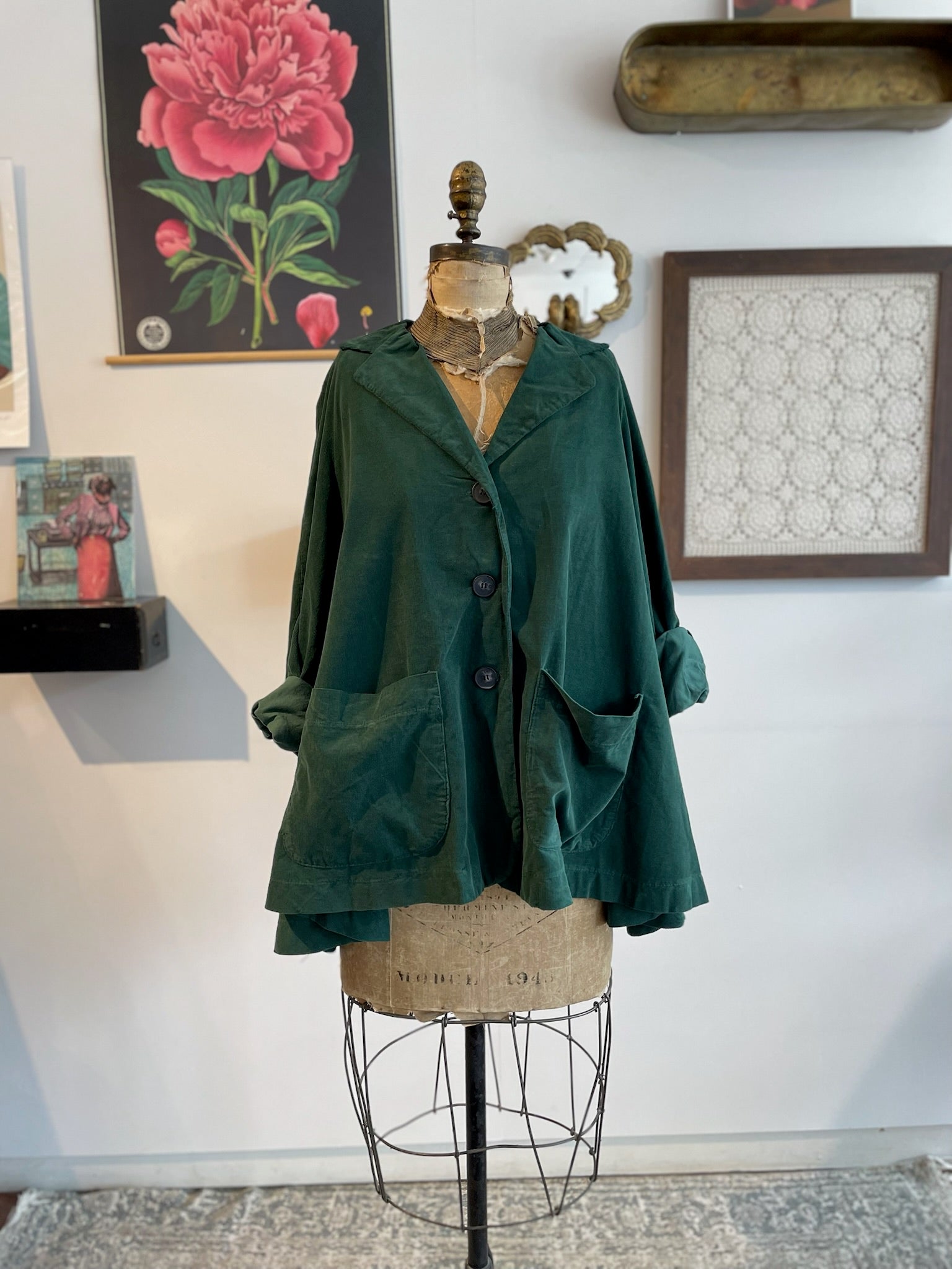 Amelie Oversized Swing  Blazer - Out of the Blue