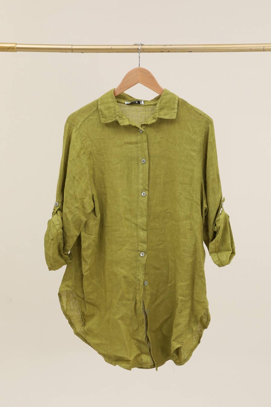 Maggie  linen shirt - Out of the Blue
