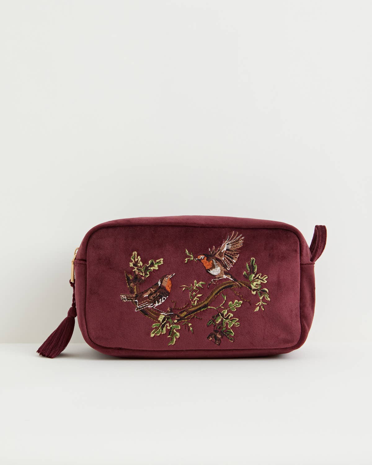 Robin Velvet Pouch - Out of the Blue