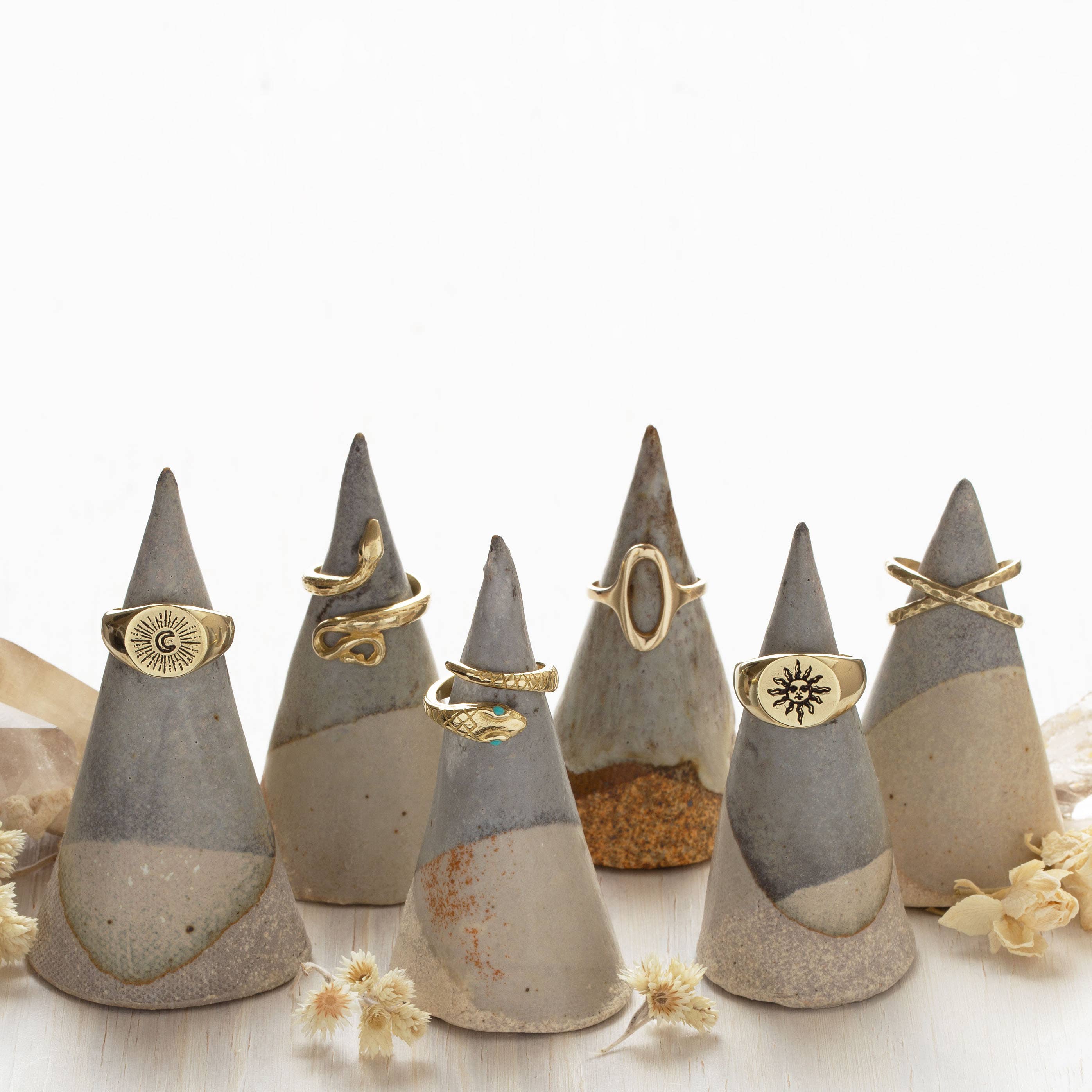 Crossover Cuff Ring - Out of the Blue