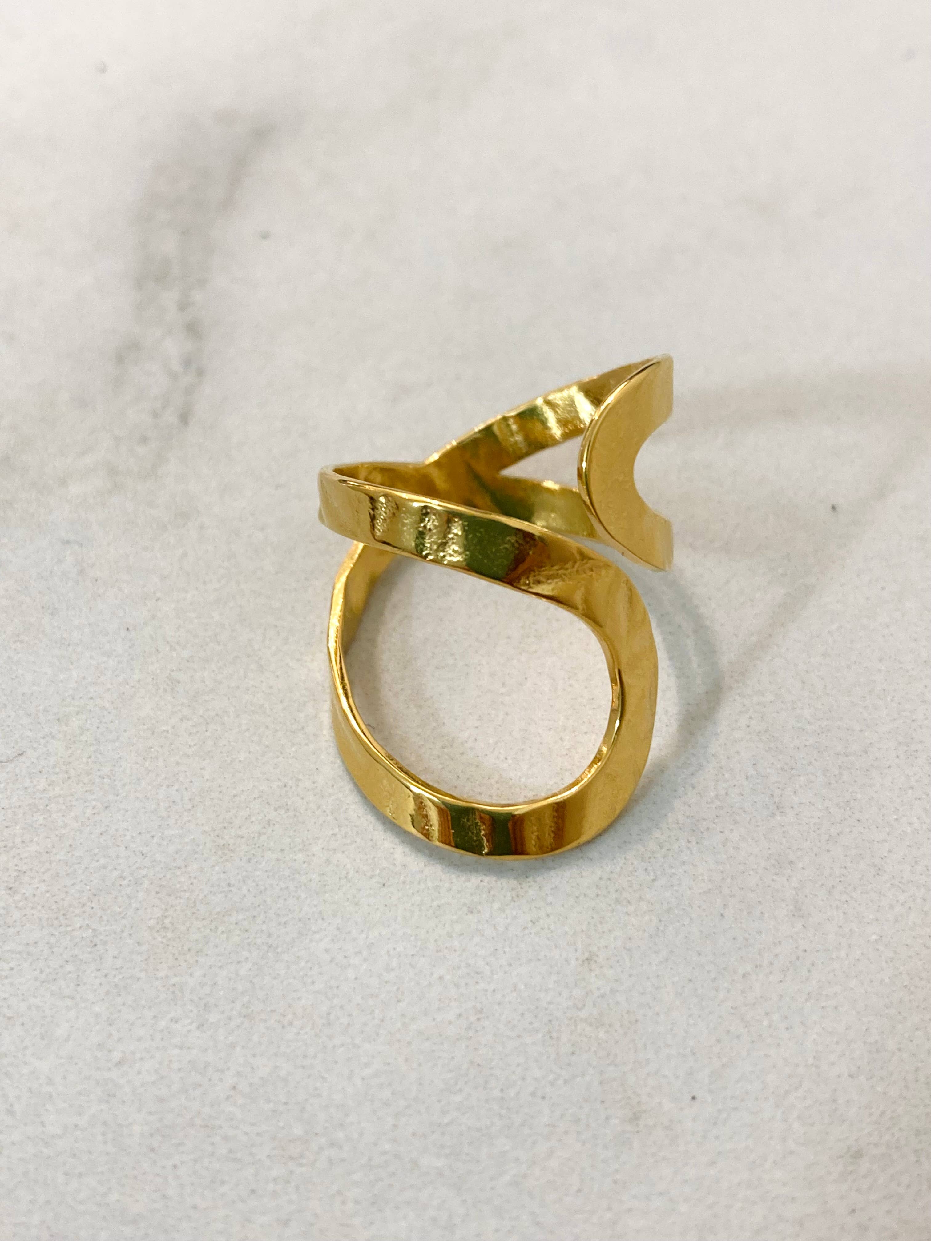 Opposite Stainless Steel Ring