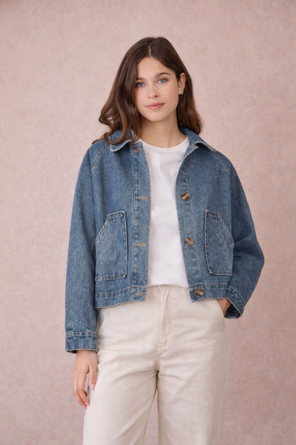 Madelaine  Denim Jacket - Out of the Blue