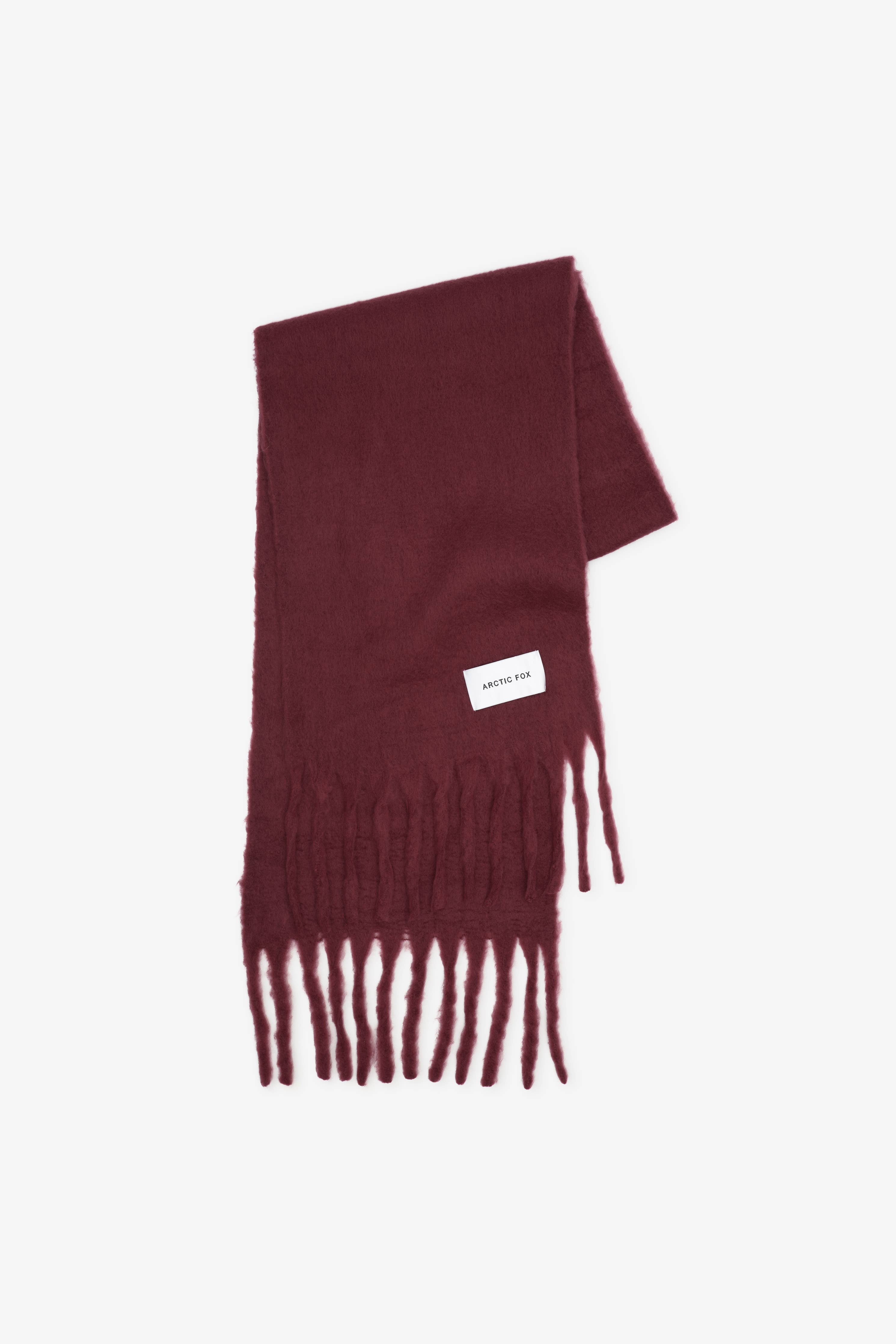 The Reykjavik Scarf - 100% Recycled - Burgundy - FW25 - Out of the Blue