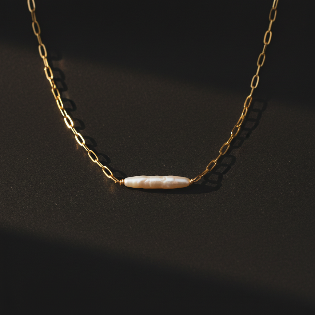 Biwa Pearl Choker