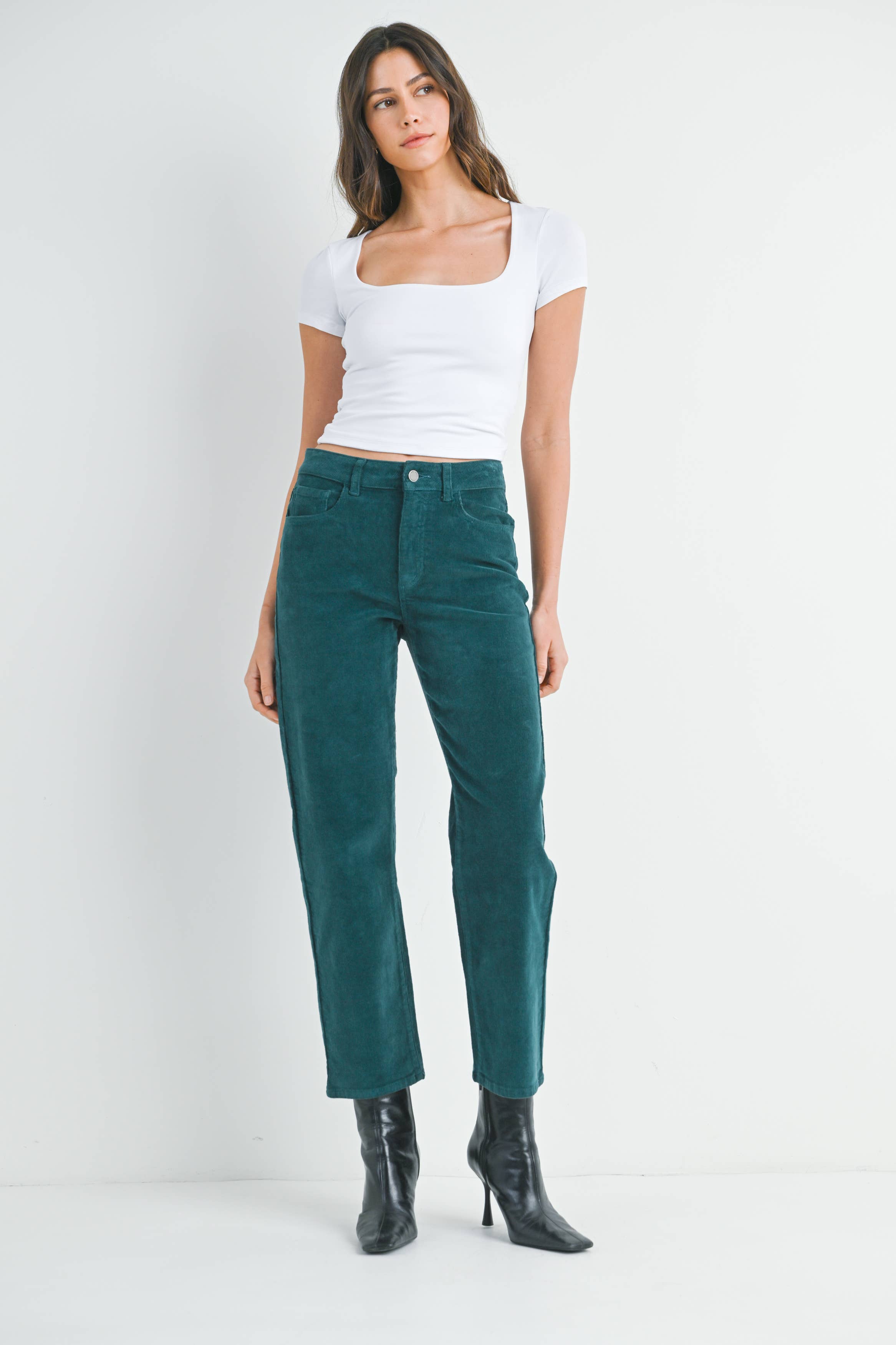 Straight Leg Cord Pant