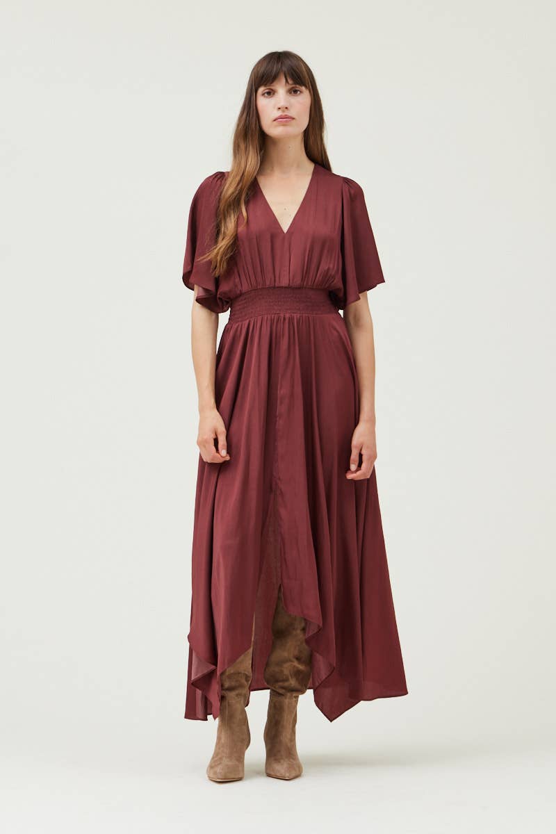 Satin Maxi Dress