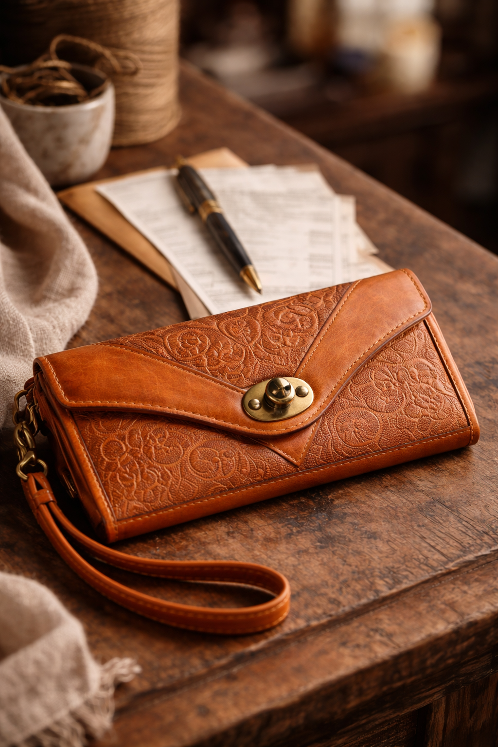 Leather Tri-Fold Wallet