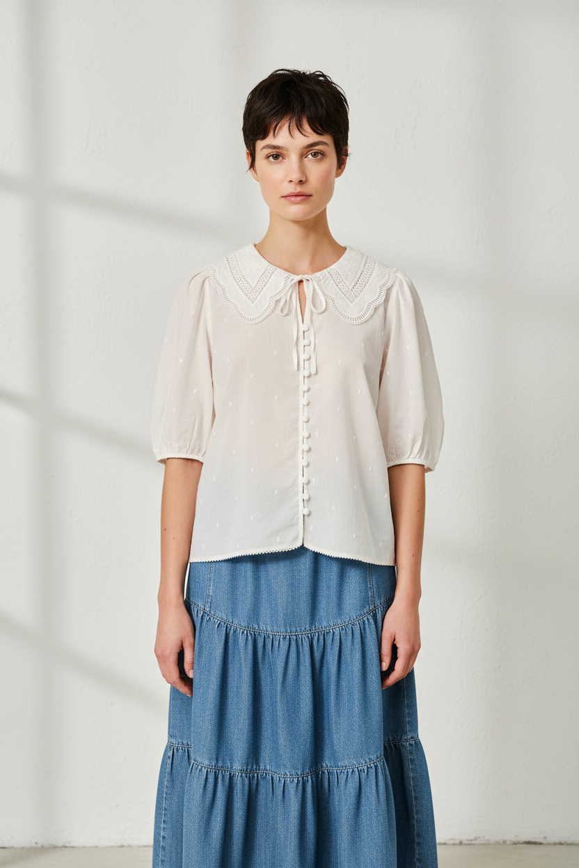 PETERPAN COLLAR BLOUSE