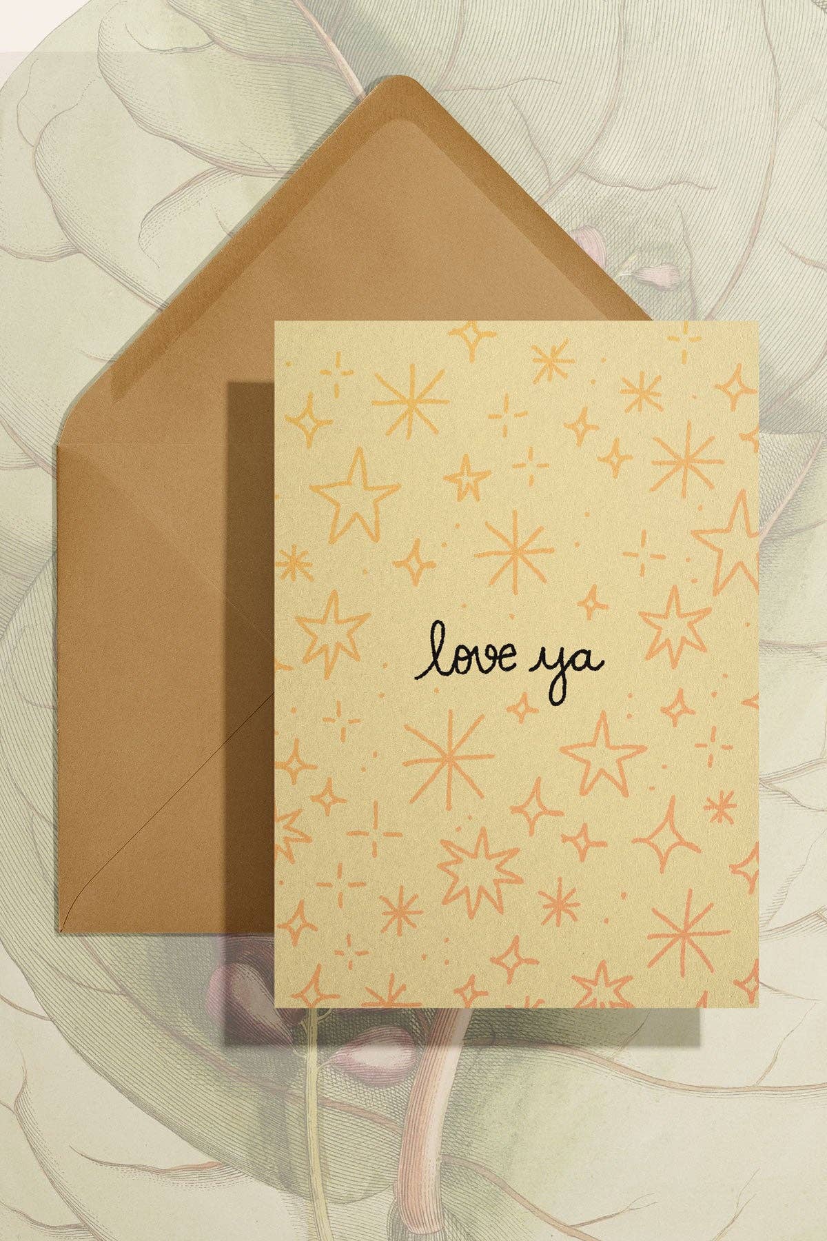 Love Ya (Stars) Card