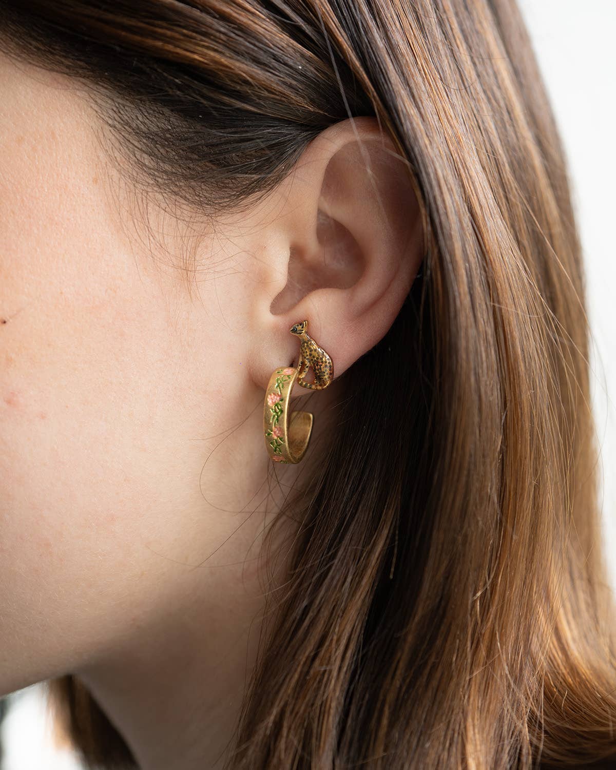 Bengal Cat Stud Earrings - Out of the Blue