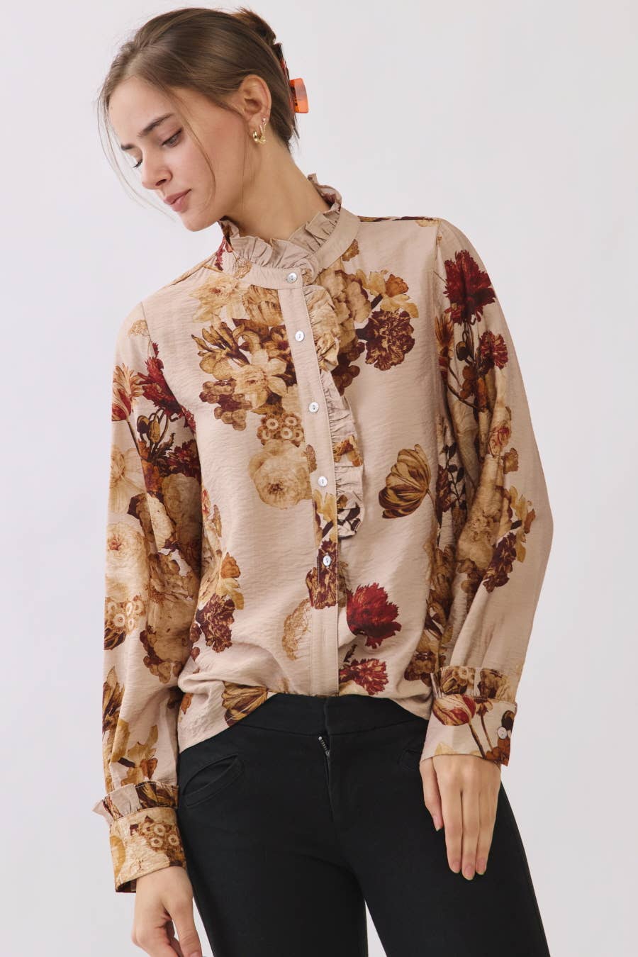 Flora Ruffle Blouse