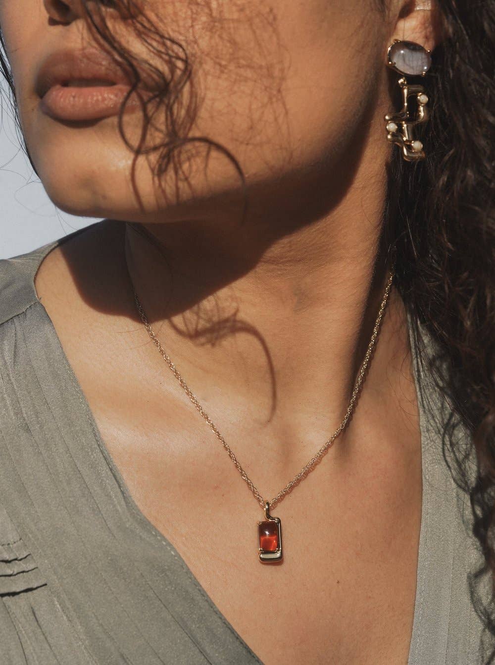 Foster Necklace - Brown