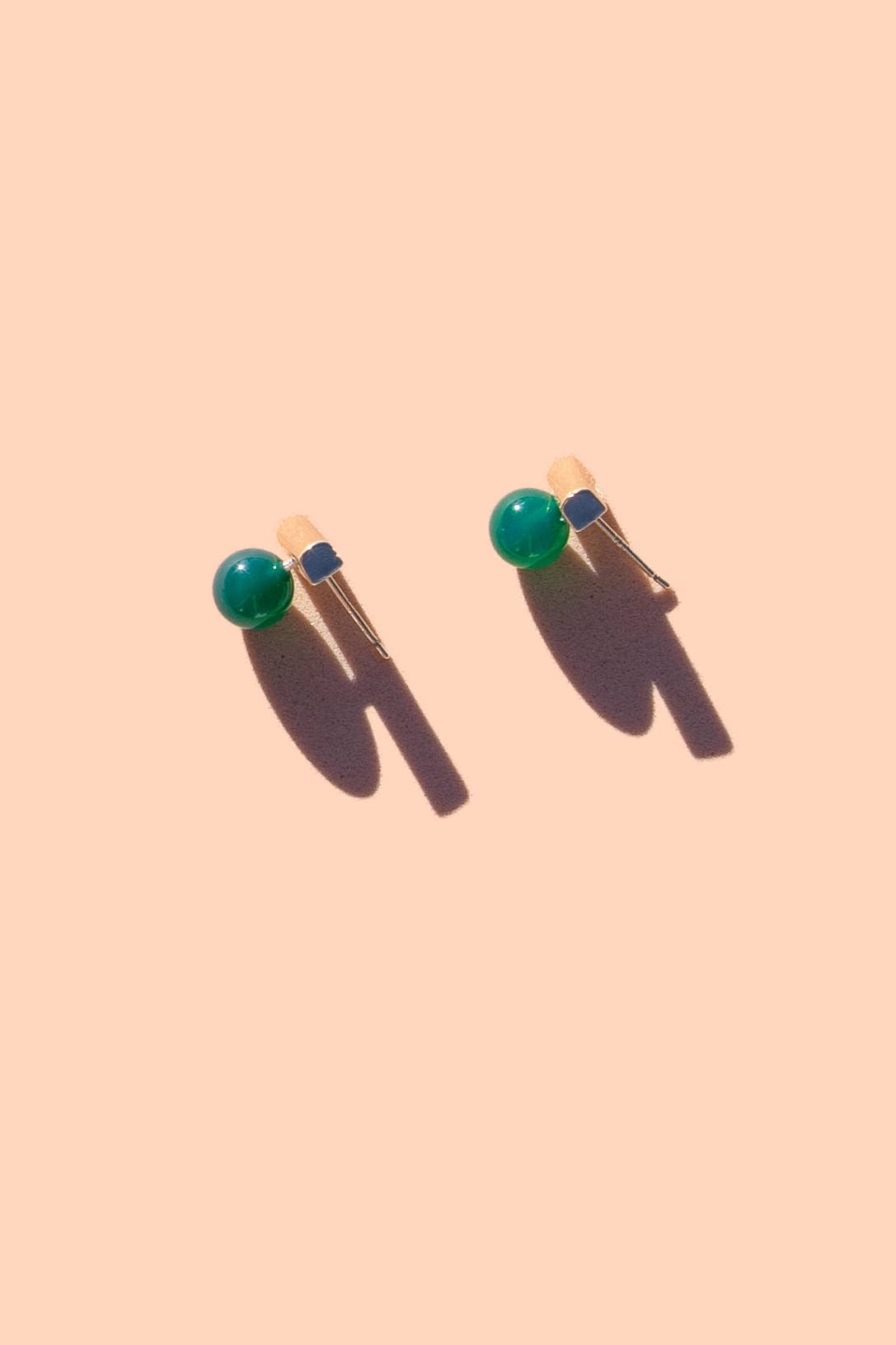 Morse Code Studs - 18K Gold Plated - Out of the Blue