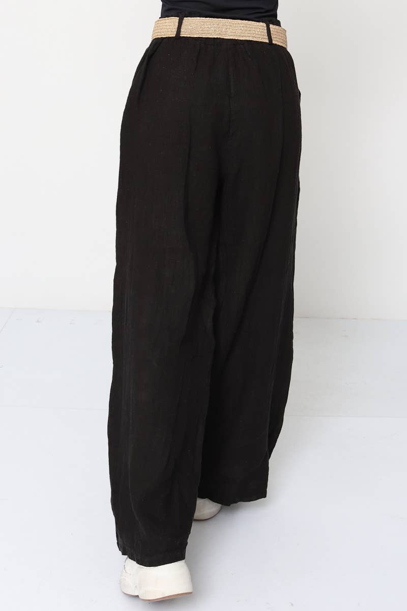 100% Linen Trousers REF. 5056