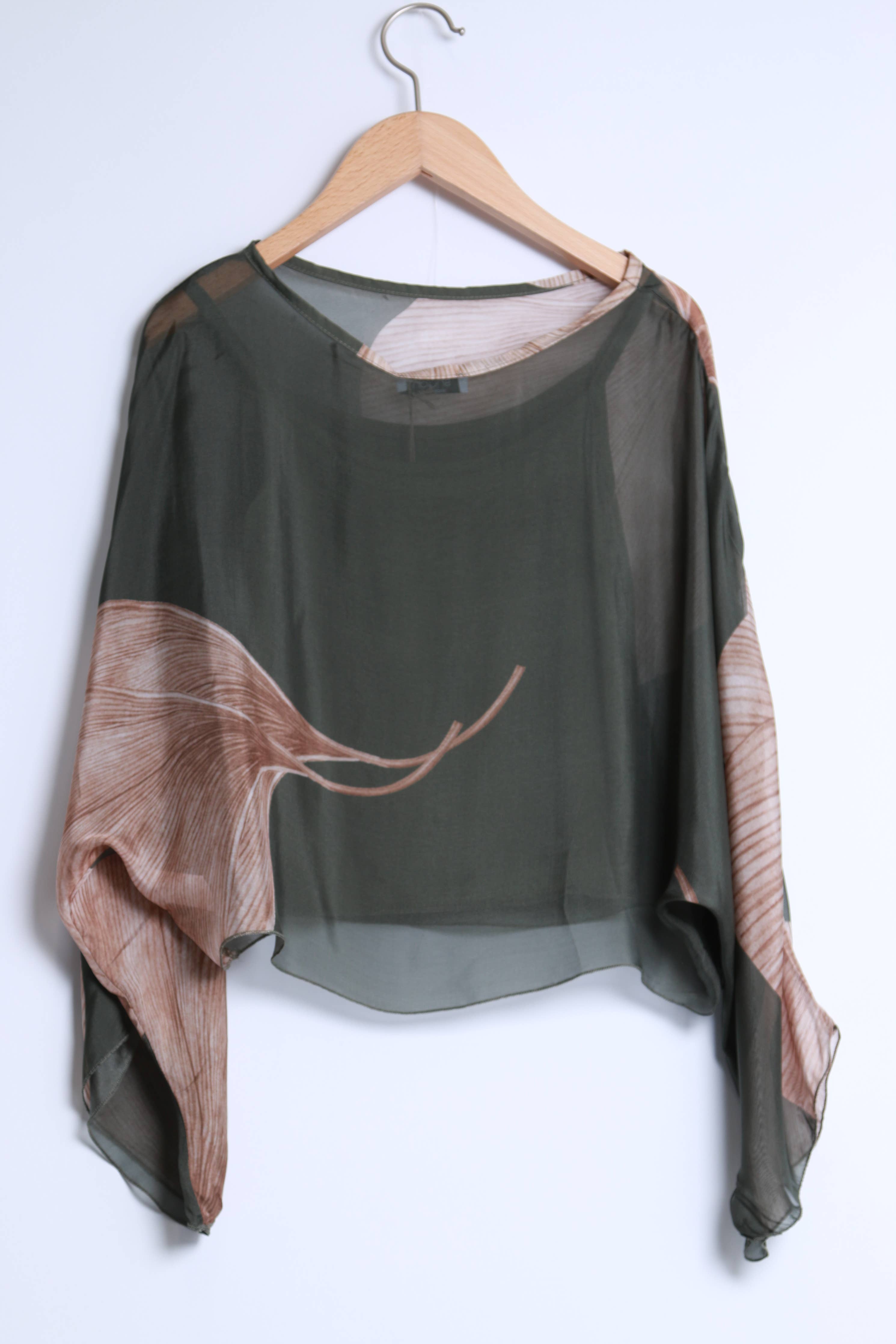 Botanical Silk Blouse