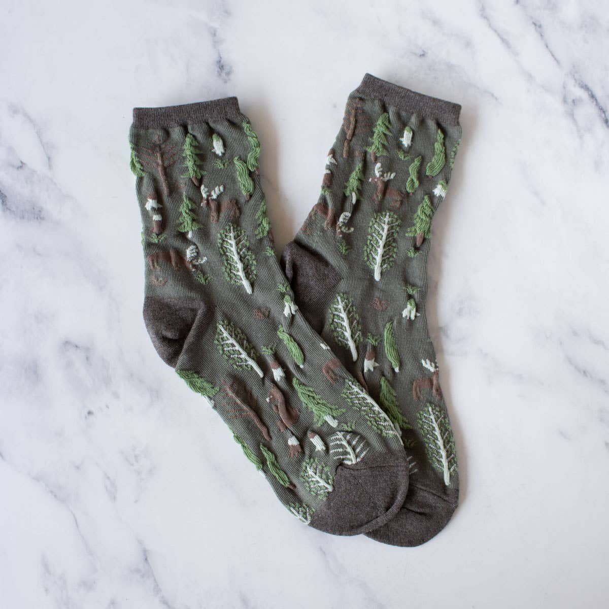 Winter Forest  Socks