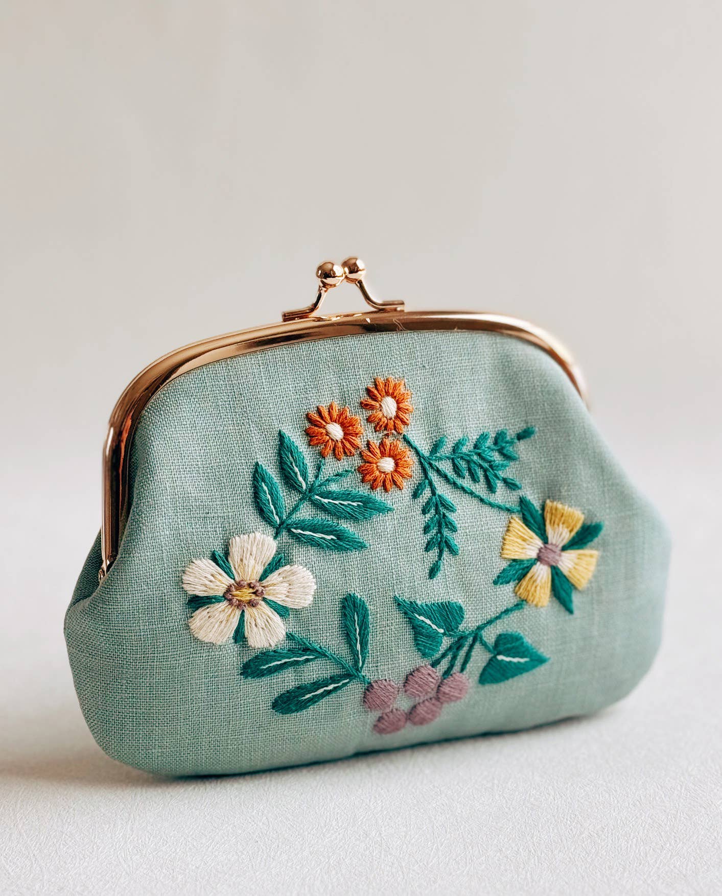 Vintage Floral Purse Kit