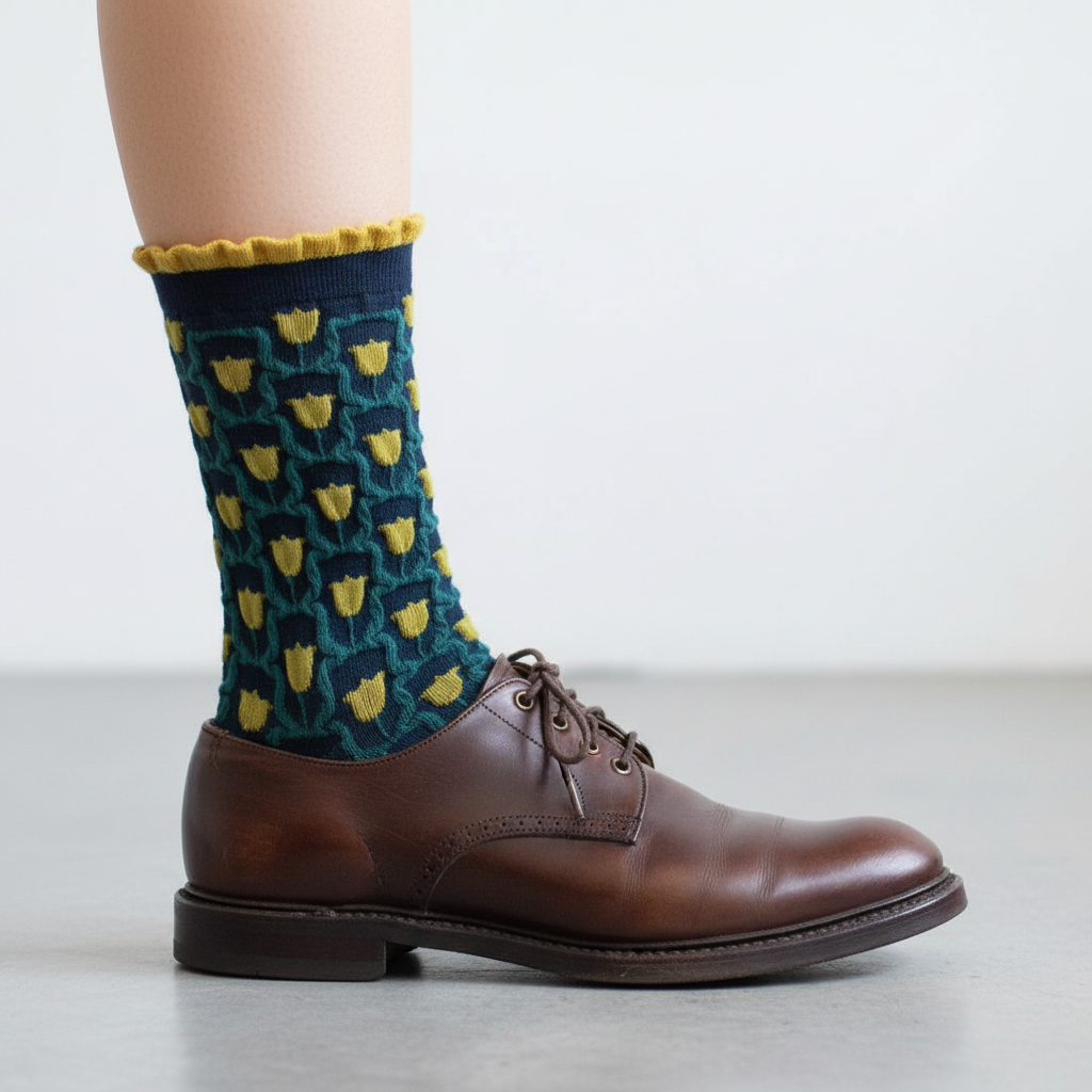 Romantic Floral Socks