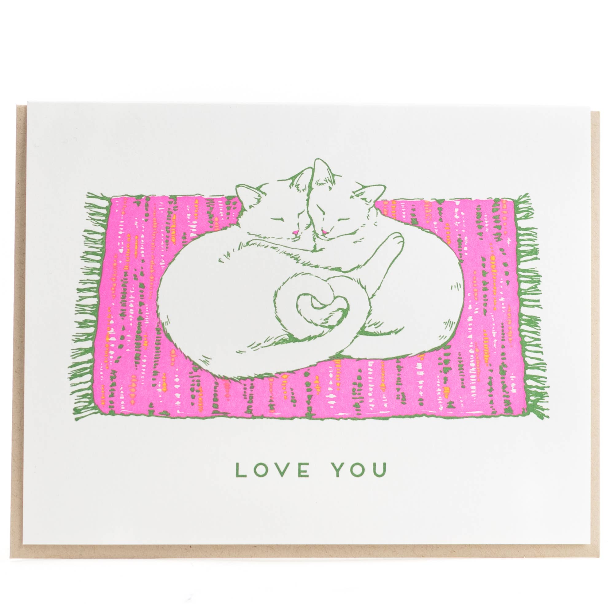 Colour Your Cats - Love Interactive Greeting Card - Out of the Blue