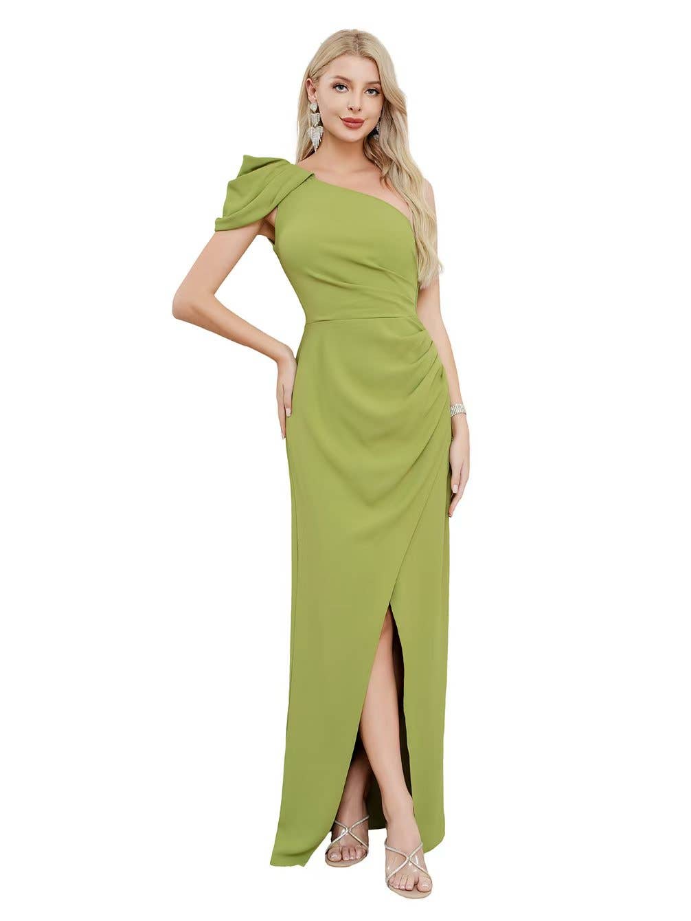 Elegant and trendy asymmetrical ceremonial dress 2265 - Out of the Blue