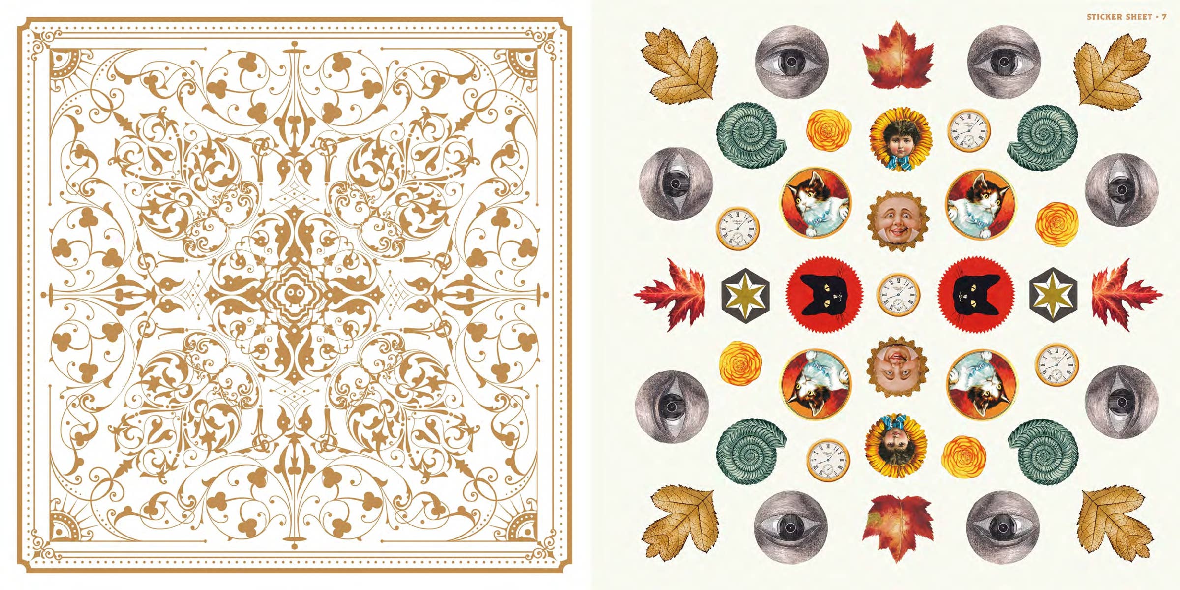 The Antiquarian Sticker Book: Mandala