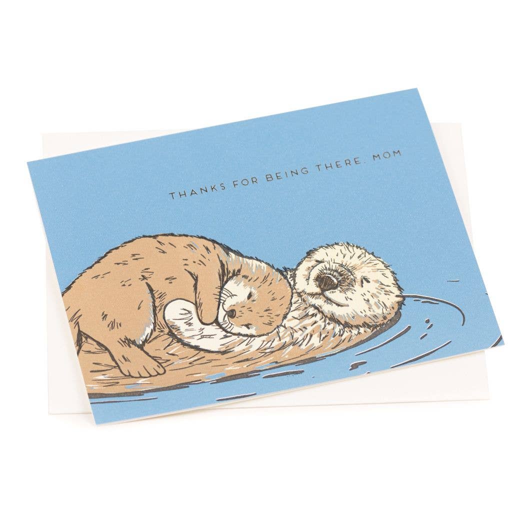Mom Otter Card - Out of the Blue