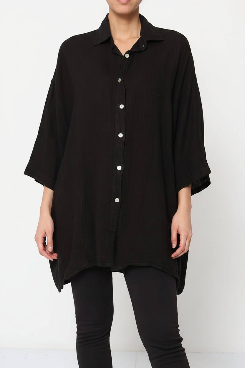 Oversize Linen Shirt