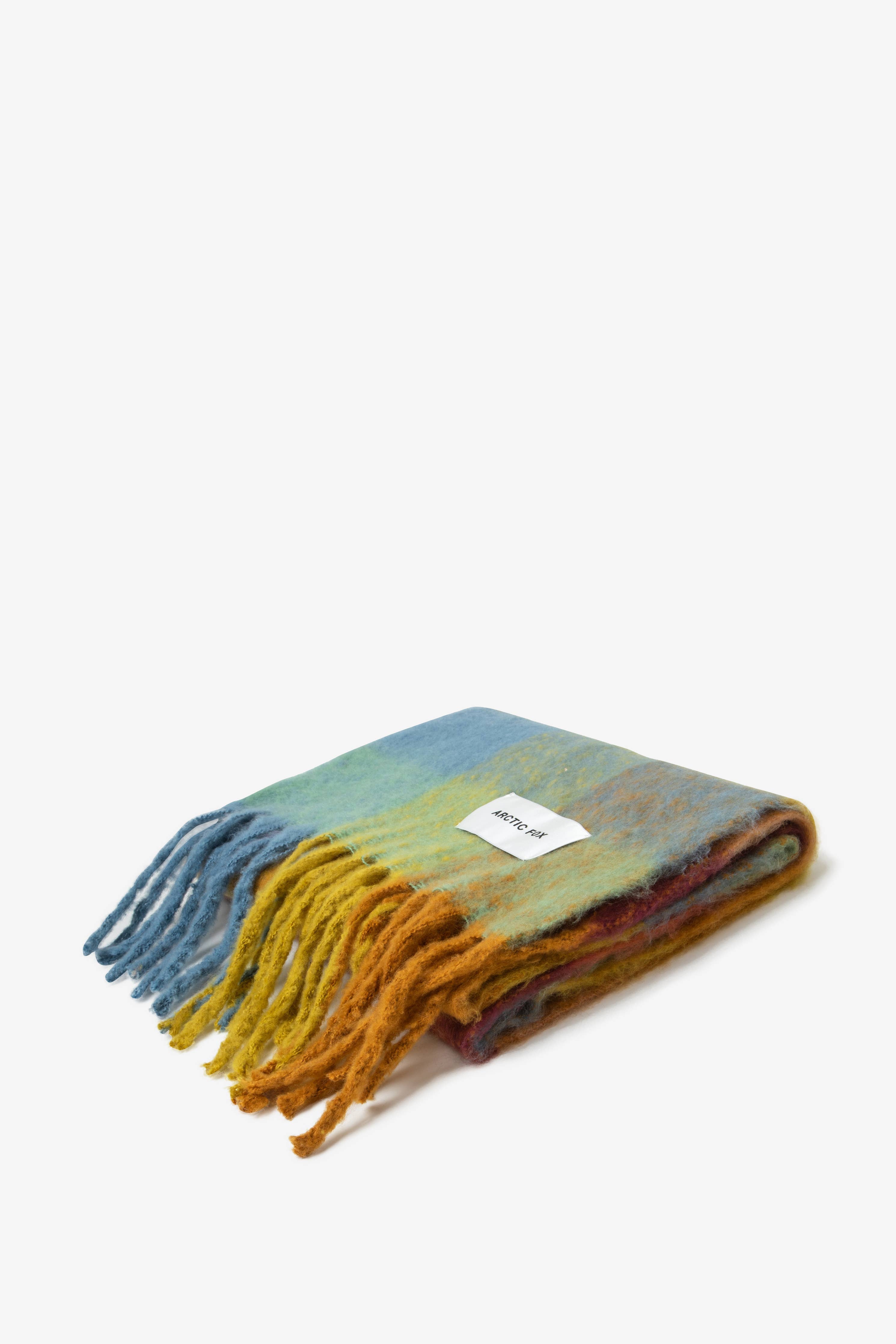 The Reykjavik Scarf - Yellow Check - AW23 - Out of the Blue